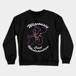 Wisconsin - Coast Rhododendron Crewneck Sweatshirt